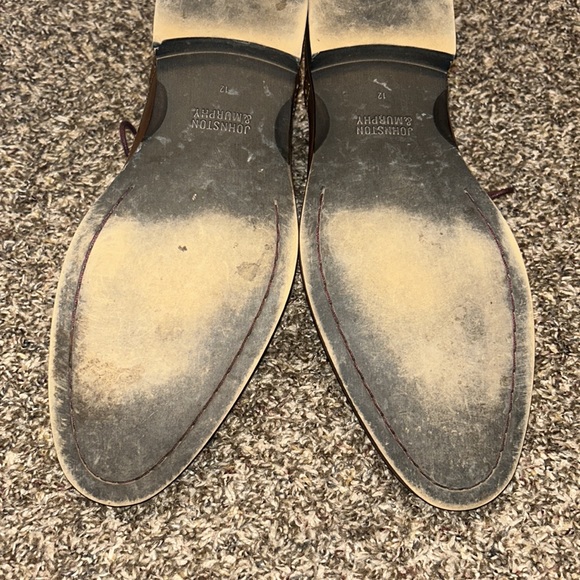 ‼️SOLD‼️ Johnston & Murphy Mens Dress Shoes Size 12M - Picture 3 of 4